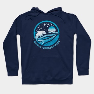 Ocean Conservation "Vintage Logo" Hoodie